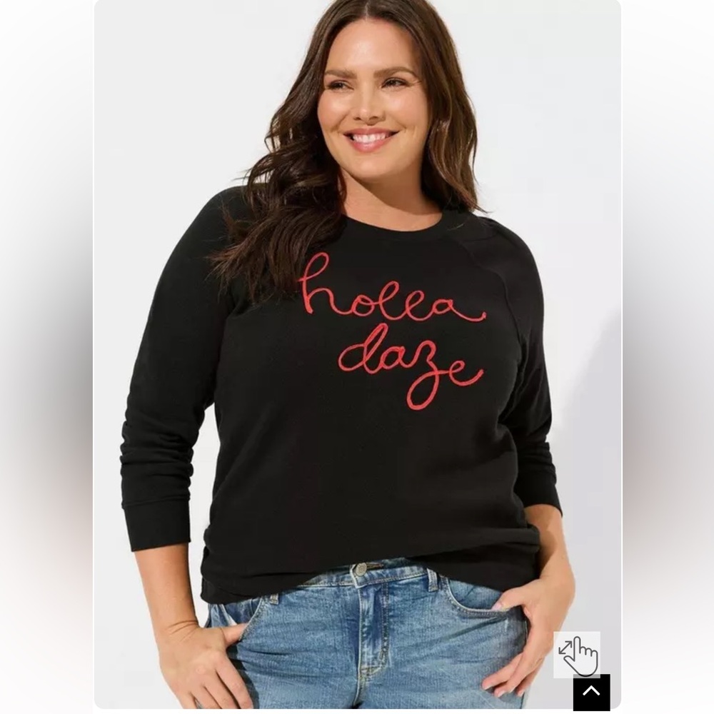 Torrid Holla Daze Classic Fit Cozy Fleece
Sweatshirt